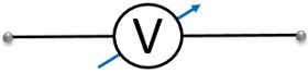 symbol of voltmeter