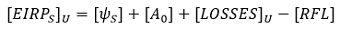 equation for satellite uplink eq11