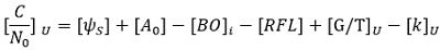 equation for satellite uplink eq14
