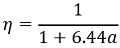 equation for efficiency of CSMA with CD